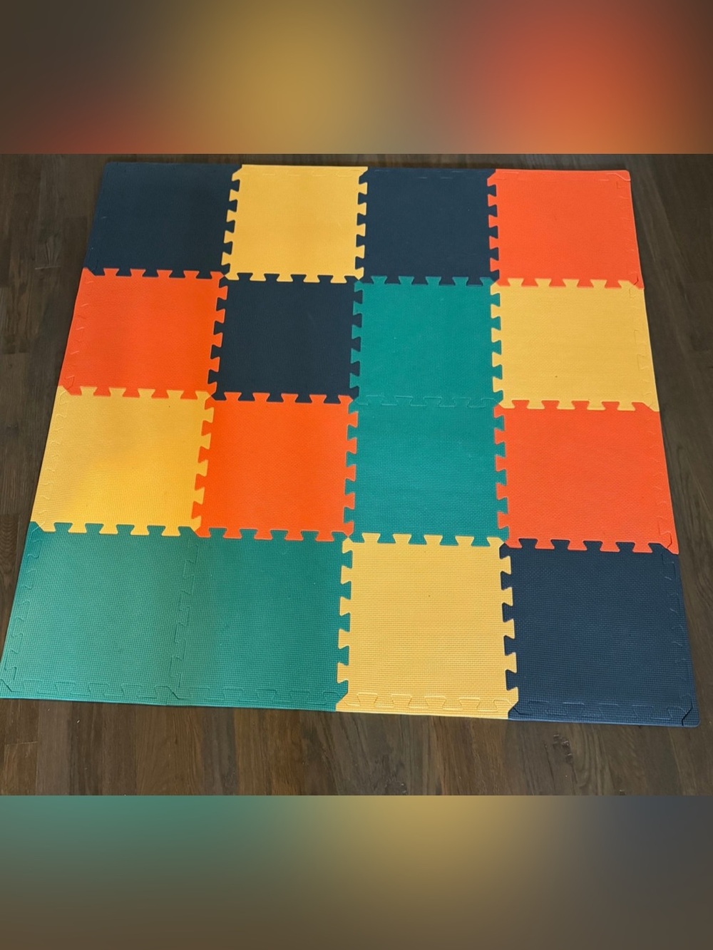 Baby Play Mat, Comfortable Playtime Mat – Portable Foam Floor Tiles 16 tiles